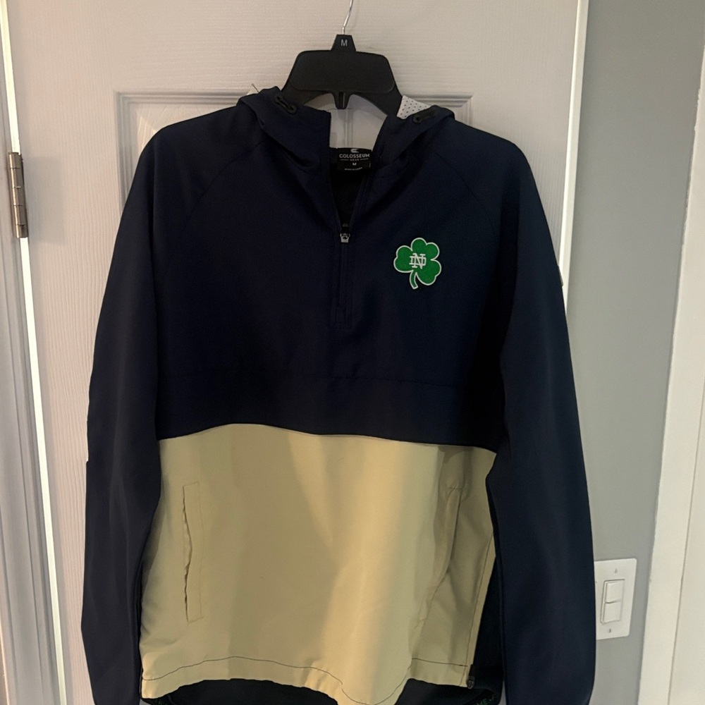 Colosseum Navy and Tan Raincoat for Men